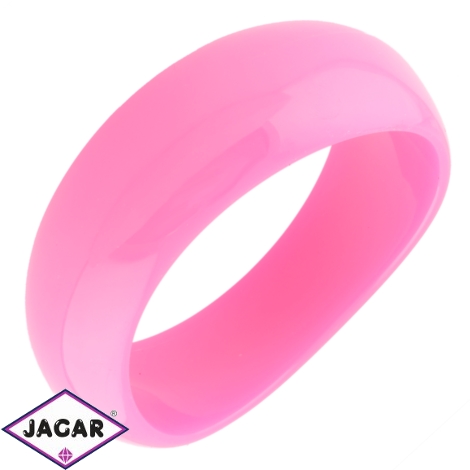 Bransoletka sztywna plastikowa - pink - BRA1715