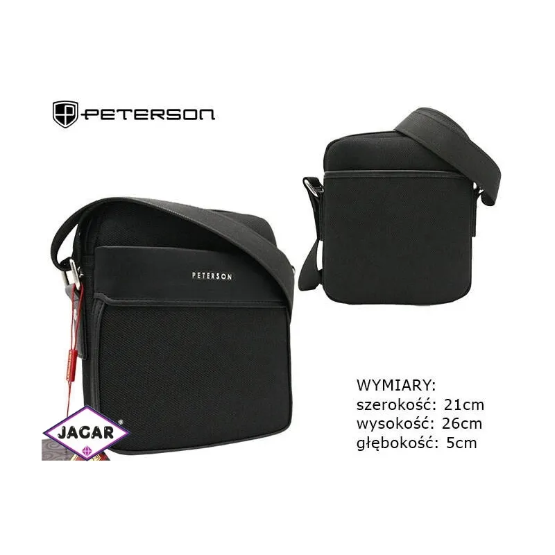 Torba męska PU PTN 788801 Black TM19 Torba męska PU PTN 788801 Black TM19