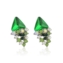 Kolczyki sztyfty - zielone - EA2846