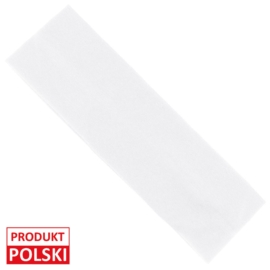 Opaska klasyczna lycra 7cm - biała OPS508