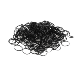 Czarne gumki do włosów recepturki czarne - OG612