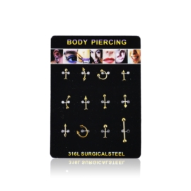 Body Piercing - 12szt - PRC43