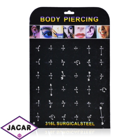 Body Piercing - 36szt - PRC49
