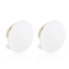 Klipsy czeskie perła biała ml. 1,8cm 43/105 EA3322