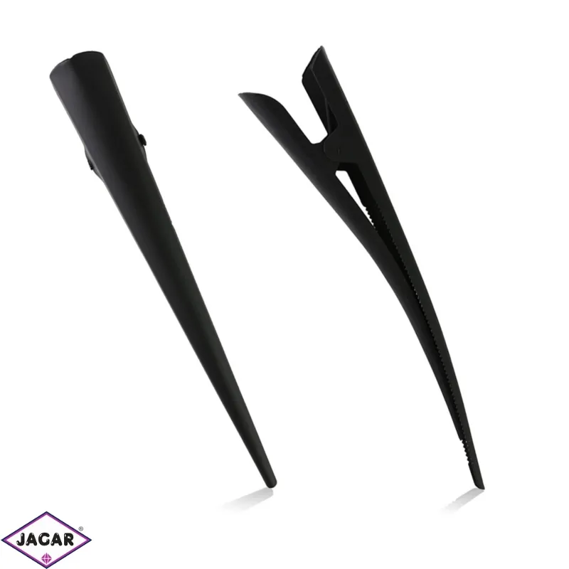 Klipsy czarny połysk 13cm 12szt/op SZC70 Klipsy czarny połysk 13cm 12szt/op SZC70