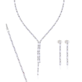 Komplet biżuterii ślubnej - Xuping - SKO81