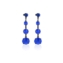 Kolczyki niebieski kryształ wiszące 63/35 EA3339