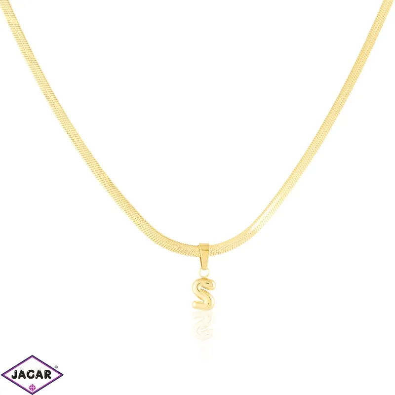 Celebrytka stalowa z literką Blueberry CP15824 Celebrytka stalowa z literką Blueberry CP15824