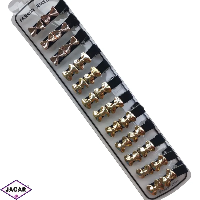 Spinki edytki z kokardkami 12szt/op OS2307 Spinki edytki z kokardkami 12szt/op OS2307