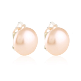 Klipsy perła różowa 1,8cm 43/105 EA3401