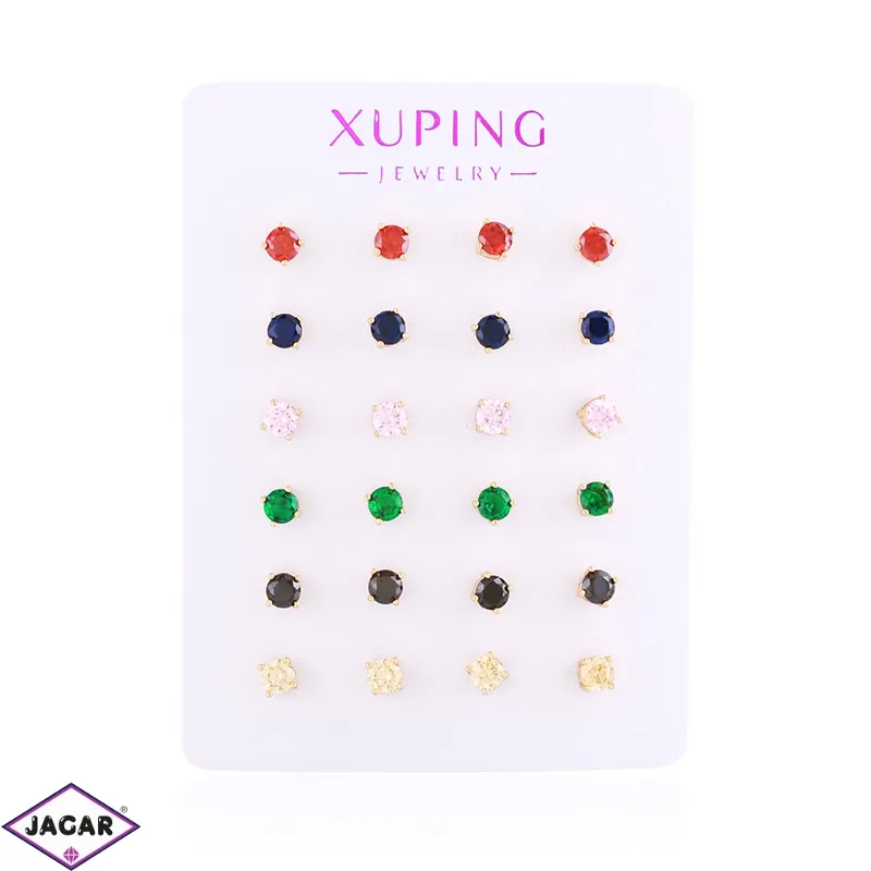 Kolczyki sztyfty 12par/op Xuping EAP38996 Kolczyki sztyfty 12par/op Xuping EAP38996
