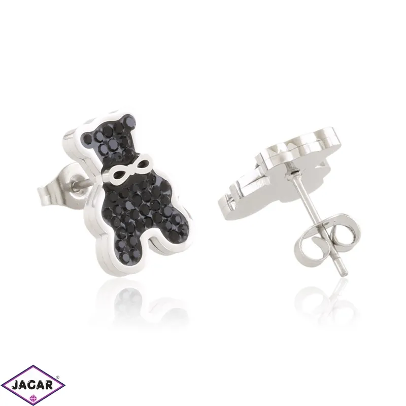 Kolczyki stalowe sztyfty teddy VERA EAP39050 Kolczyki stalowe sztyfty teddy VERA EAP39050