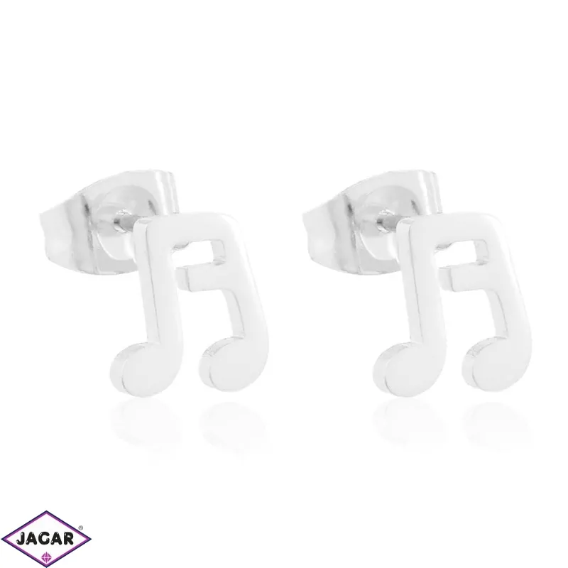 Kolczyki stal chirurgiczna sztyfty 0,8cm EAP39071