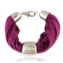 Bransoletka tekstylna purpurowa BRA2900
