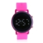 Zegarek LED silikonowy - różowy - Z1843