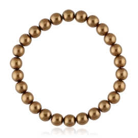 Bransoletka czeskie perły brązowe - BRA2993