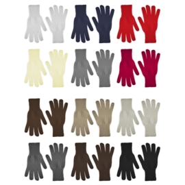 Rękawiczki klasyczne mix kolorów RK557