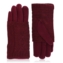 Rękawiczki zimowe podwójne - bordowe - RK572