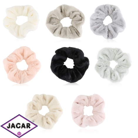 Gumki scrunchie welurowe 20szt - OG888