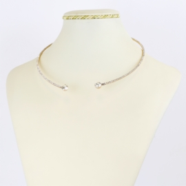 Naszyjnik sztywny choker obręcz - NA2077