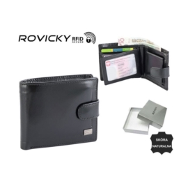 Portfel męski skórzany CPR-022-BAR Black P1358