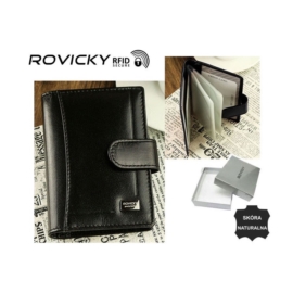 Portfel męski skórzany CPR-032-BAR Black P1359