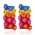 Gumeczki z kwiatkami mix kolorów 24szt/op - OG911