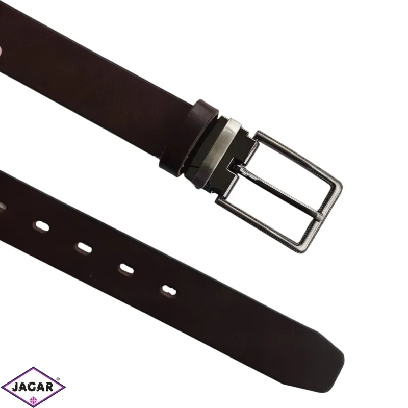 Pasek męski skórzany z odpinaną klamrą 3cm BL604