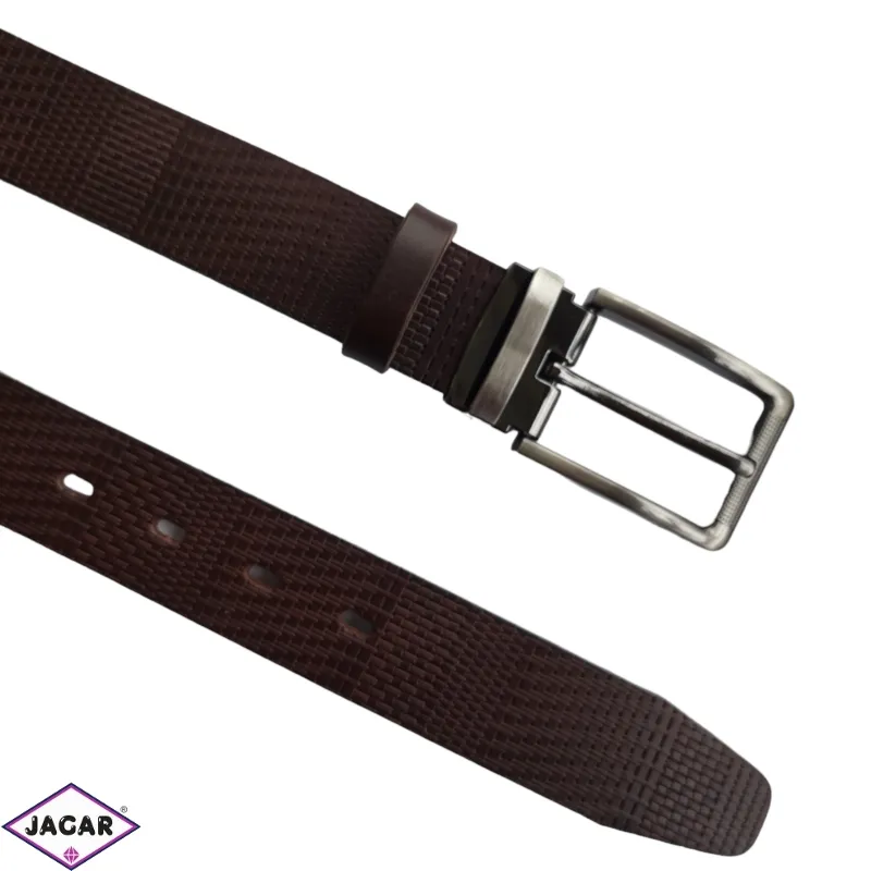 Pasek męski skórzany z odpinaną klamrą 3,5cm BL609 Pasek męski skórzany z odpinaną klamrą 3,5cm BL609