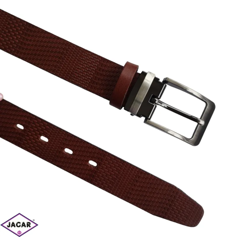 Pasek męski skórzany z odpinaną klamrą 3,5cm BL610 Pasek męski skórzany z odpinaną klamrą 3,5cm BL610