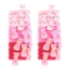 Gumki do włosów z kotkami mix różu 24szt - OG1074