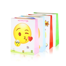 Torebki prezentowe emoji 23x18cm 12szt/op TP631
