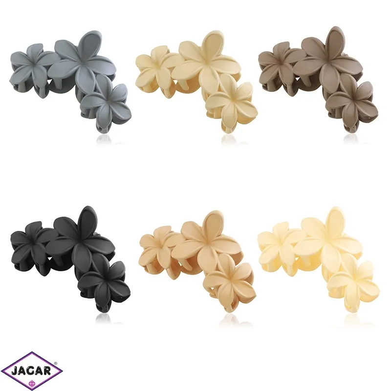 Klamry kwiatki mix 12cm 12szt/op SZ1113