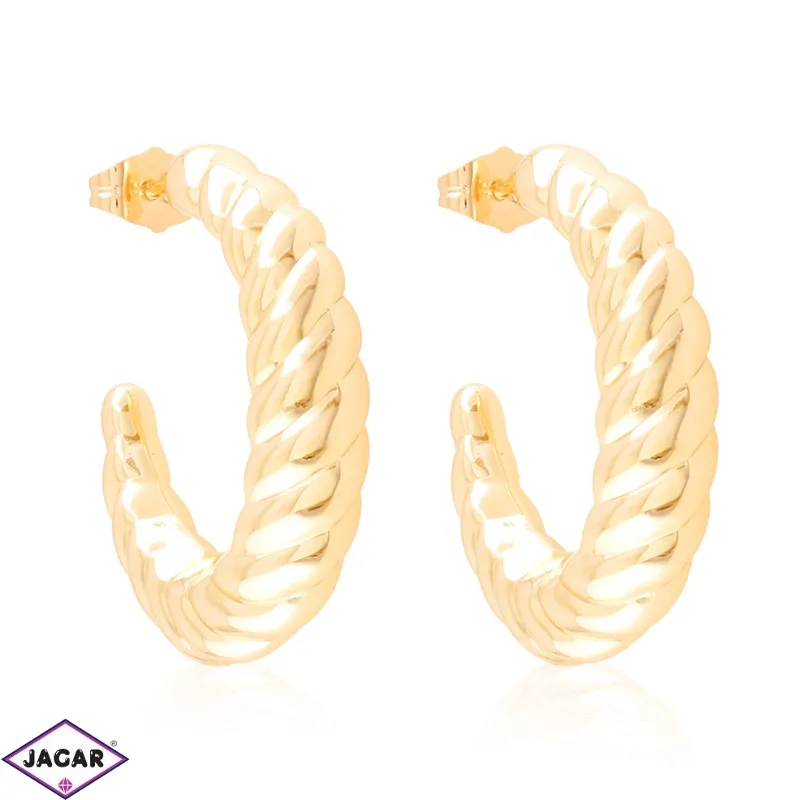 Kolczyki owalne 3,5cm Xuping EAP40010 Kolczyki owalne 3,5cm Xuping EAP40010