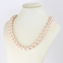 Naszyjnik perłowy czeski 50cm różowy NA2367
