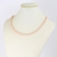 Naszyjnik perłowy czeski 45cm różowy NA2372