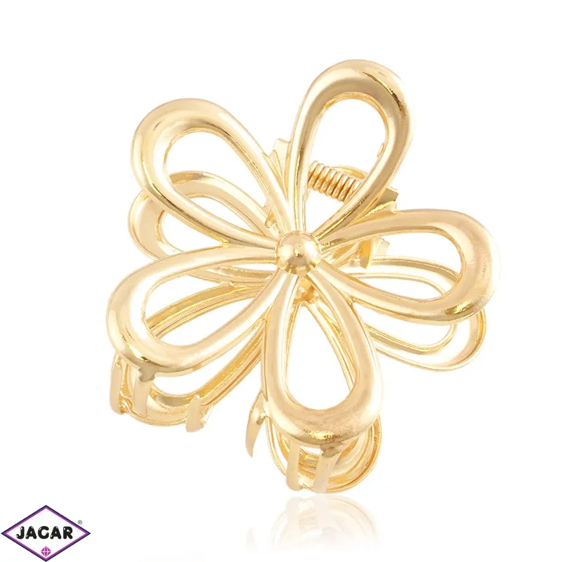Klamry kwiatki gold 6,5cm 6szt/op SZ1142 Klamry kwiatki gold 6,5cm 6szt/op SZ1142