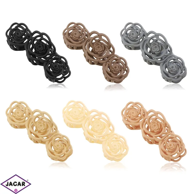 Klamry kwiatki 10,5cm 12szt/op SZ1145 Klamry kwiatki 10,5cm 12szt/op SZ1145