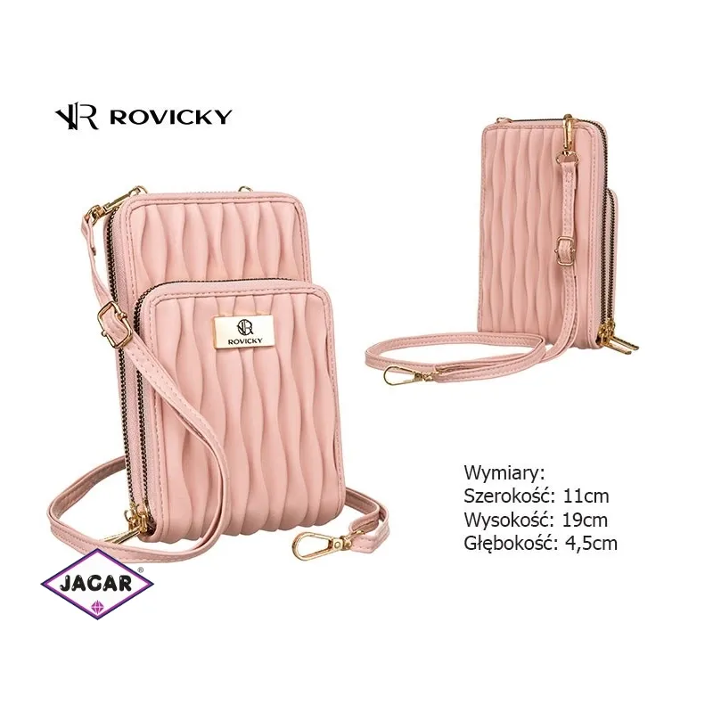 Torebko portfel R-MBV-01 6144 pink TD1237 Torebko portfel R-MBV-01 6144 pink TD1237