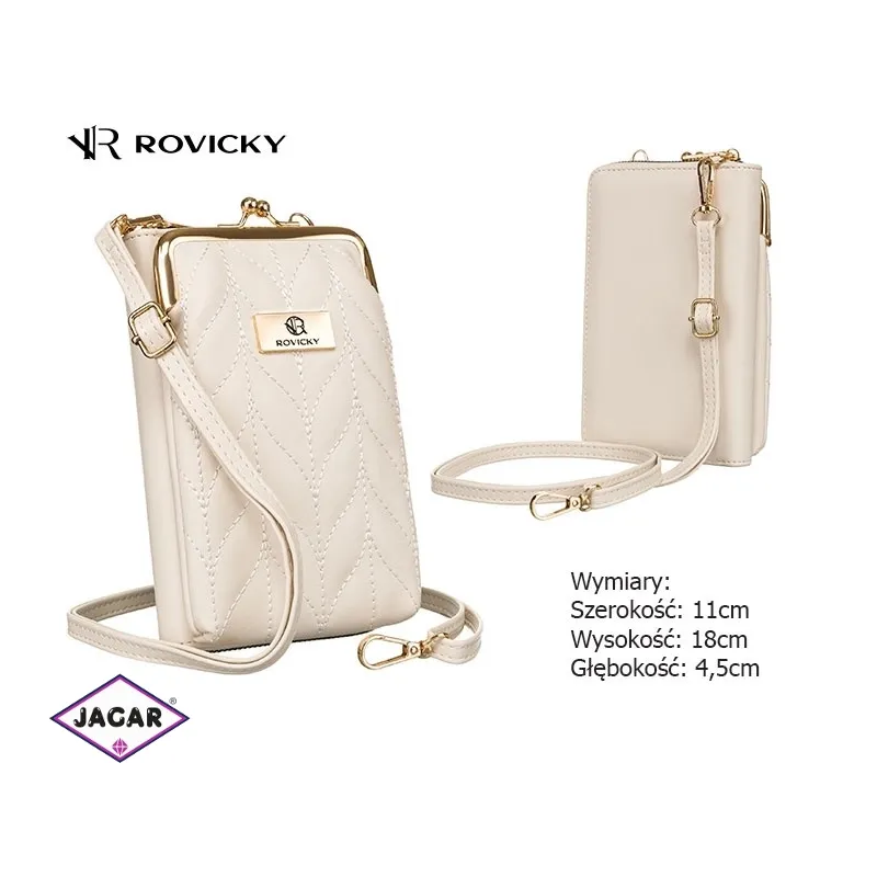 Torebko portfel R-MBV-03 6236 cream TD1240