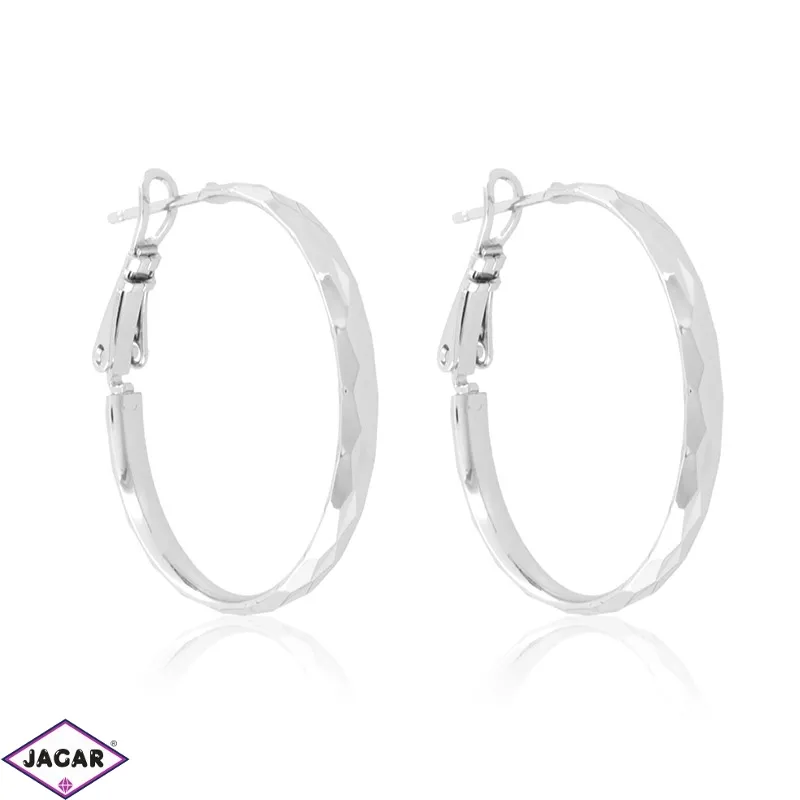 Kolczyki koła szlifowane 3cm Xuping EAP40106 Kolczyki koła szlifowane 3cm Xuping EAP40106