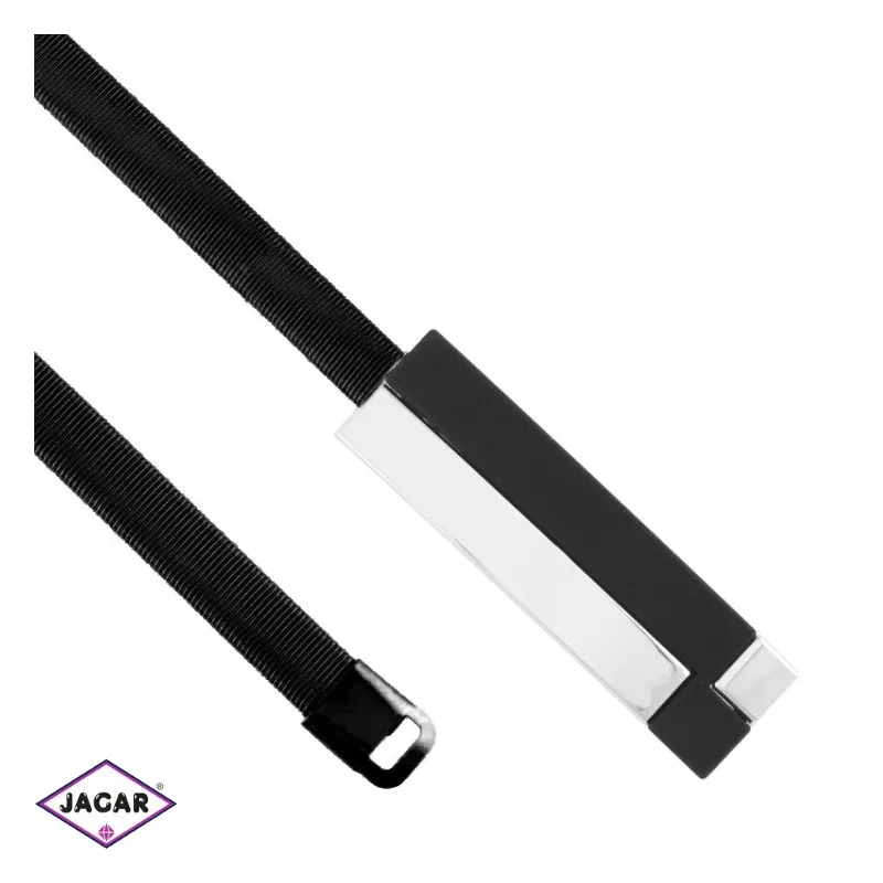 Pasek damski - sprężynka czarna - BL612 Pasek damski - sprężynka czarna - BL612