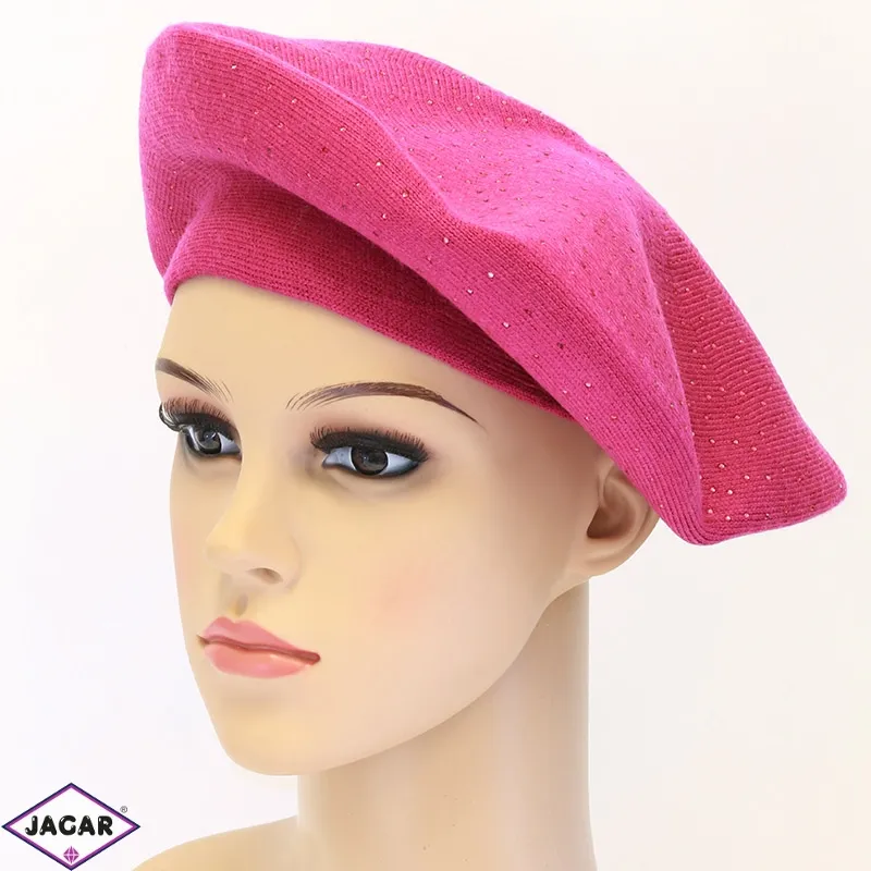 Beret damski z dżetami CD887 Beret damski z dżetami CD887