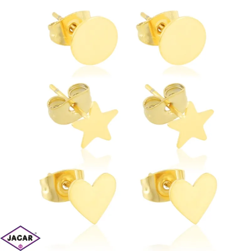 Kolczyki stal sztyfty 3pary/op Blueberry EAP40470 Kolczyki stal sztyfty 3pary/op Blueberry EAP40470