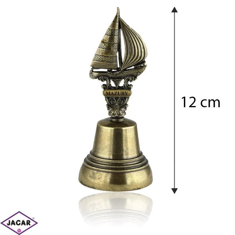 Figurka żaglówka - dzwonek - 10cm - FR257 Figurka żaglówka - dzwonek - 10cm - FR257