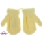 Rękawiczki dziecięce-jasnożółta-długość 10cm RK706
