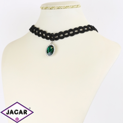 Naszyjnik choker pleciony NA2470