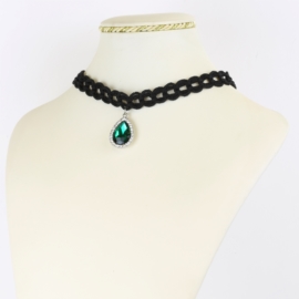 Naszyjnik choker pleciony NA2471