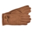 Rękawiczki damskie z puszkiem brązowe RK806