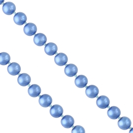 Naszyjnik długa perła 120cm niebieska NA2495